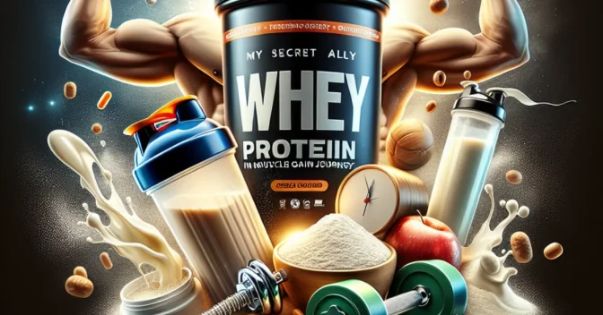 Desempenho Físico: Whey Protein: Meu Aliado Secreto na Jornada de Ganho Muscular