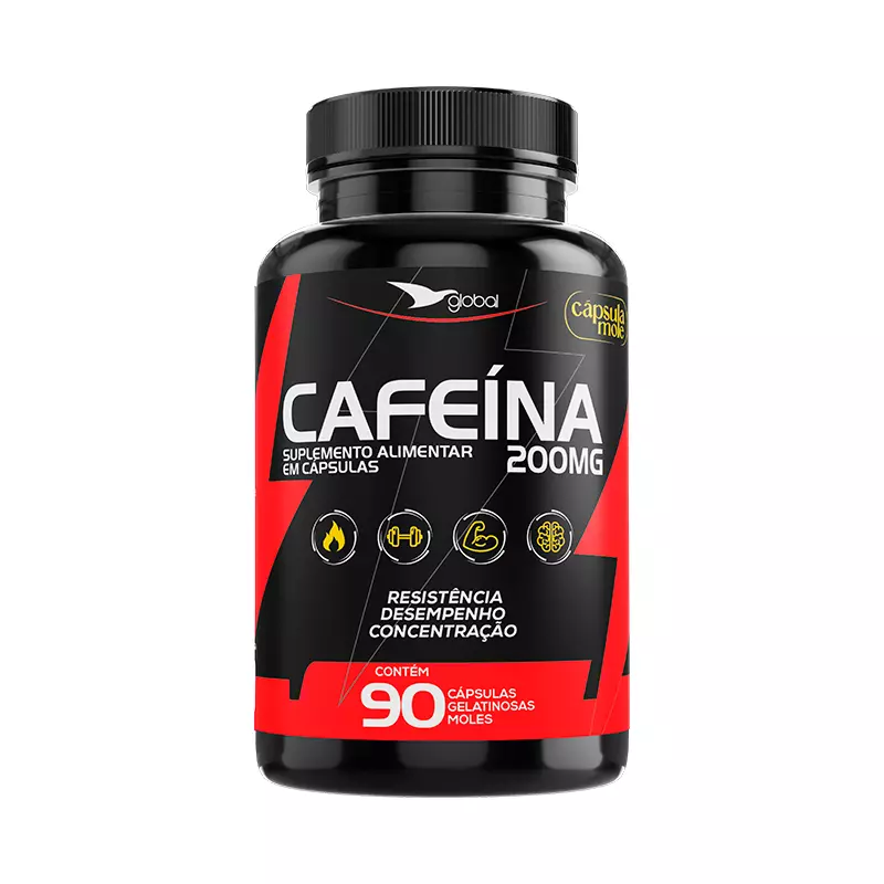 Suplemento Cafeína em Cápsulas – 90 CGM – GLOBAL