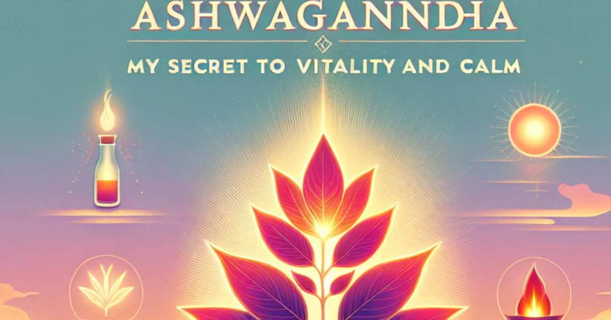 Ashwagandha: Meu Segredo para Vitalidade e Calma 